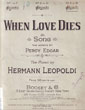 Cover of When love dies