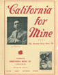 Cover of California for mine