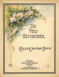 Cover of Do you remember