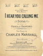 Cover of I hear you calling me
