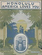 Cover of Honolulu America loves you