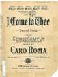 Cover of I come to thee
