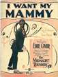 Cover of I want my mammy