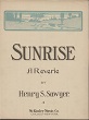 Cover of Sunrise 