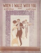 Cover of When I waltz with you