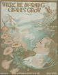 Cover of Where the morning glories grow