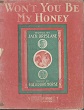 Cover of Wont you be my honey