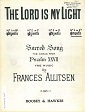 Cover of Lord is my light